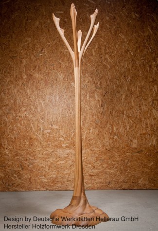 1 Lampen Ständer aus Holz für 6-flammige Lampe Design by Deutsche Werkstätten Hellerau GmbH – Holzformwerk Dresden